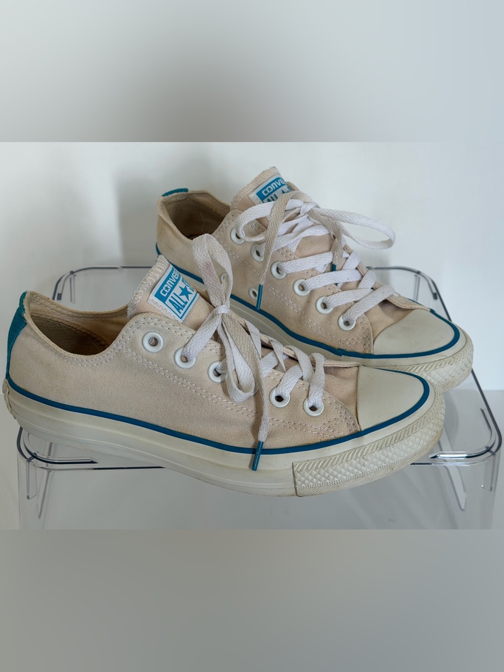Converse All Star Low Desert Ore Coast Tan Blue Women's 7